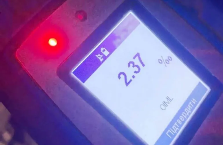 Нетверезий водій затриманий в Полтаві під час комендантської години