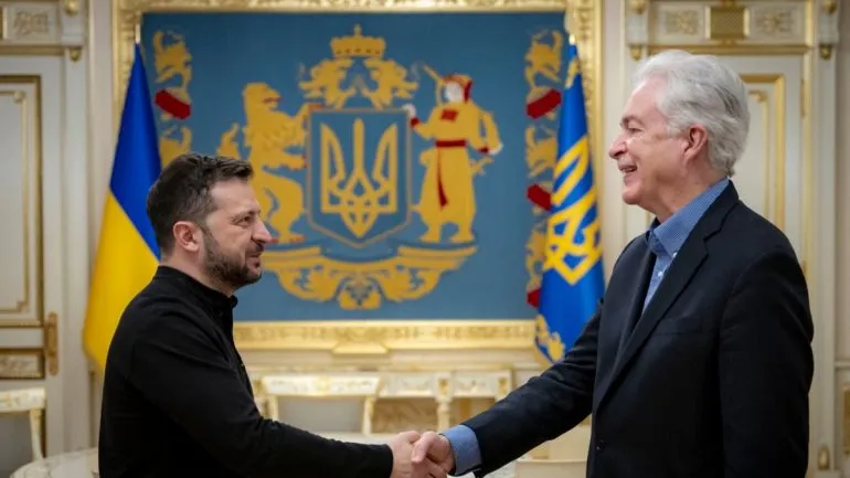 Зеленський провів останню зустріч з директором ЦРУ Біллом Бернсом