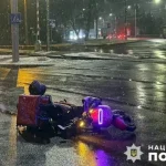 ДТП у Кременчуці: зіткнення Mazda з електромопедом