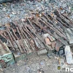 На Полтавщині виявили старовинні боєприпаси та зброю