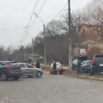 Аварія на вулиці Небесної Сотні: зіткнулися три автомобілі