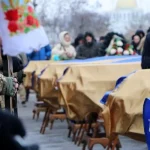 Полтава почтила память погибших семей в результате ракетного удара России