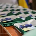 В Полтаве семьям погибших военнослужащих вручили награды «Защитник Украины»