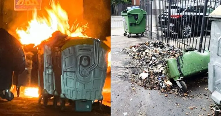 У Полтаві виявлено 43 пошкоджені сміттєві баки, 15 з них не підлягають ремонту