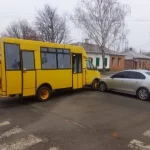 На перекрестке улиц Кириченко и Героев-Чернобыльцев произошла ДТП