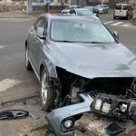 Автомобильная авария на перекрестке улиц Шевченко и Петлюры