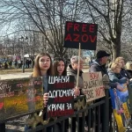 У Полтаві відбулася акція на підтримку військовополонених захисників України