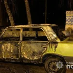 В Лубнах водитель поджег автомобиль после остановки полицией