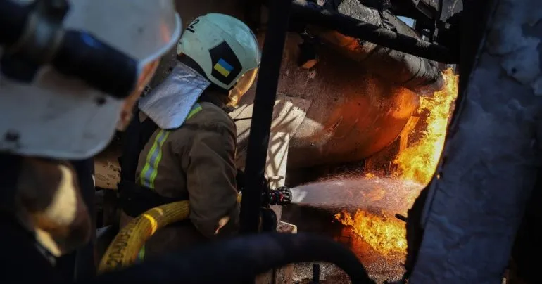 Рятувальники ліквідували пожежі на об’єктах інфраструктури Полтавщини