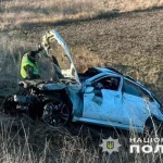 Аварія на Полтавщині: водій BMW загинув під час перекидання авто