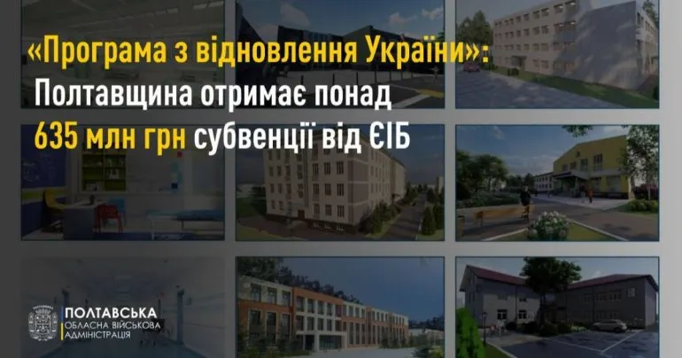 Вісім громад Полтавщини отримають від Кабміну 267 млн грн на інфраструктурні проекти
