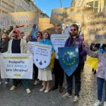 В Праге прошла акция в поддержку «Европейского небесного щита» для Украины