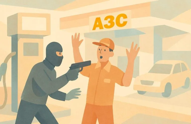 Поліція затримала підозрюваного у пограбуванні автозаправки у Полтаві