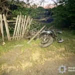 В Новых Санжарах мотоциклист с сыном пострадали в результате ДТП