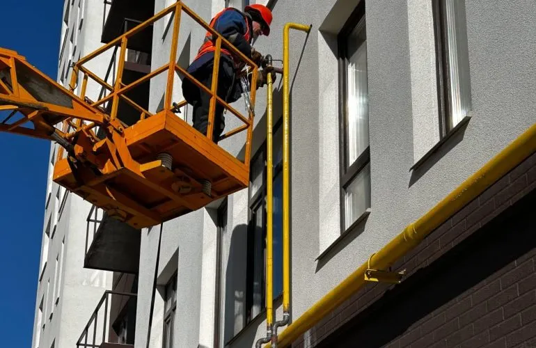 В Полтаве приостановлено газоснабжение в двух домах на Европейской