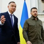 Володимир Зеленський нагородив президента Польщі Анджея Дуду орденом Свободи
