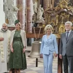 Королева Нидерландов подарила Чехии Колокол Свободы из российской оружия в поддержку Украины