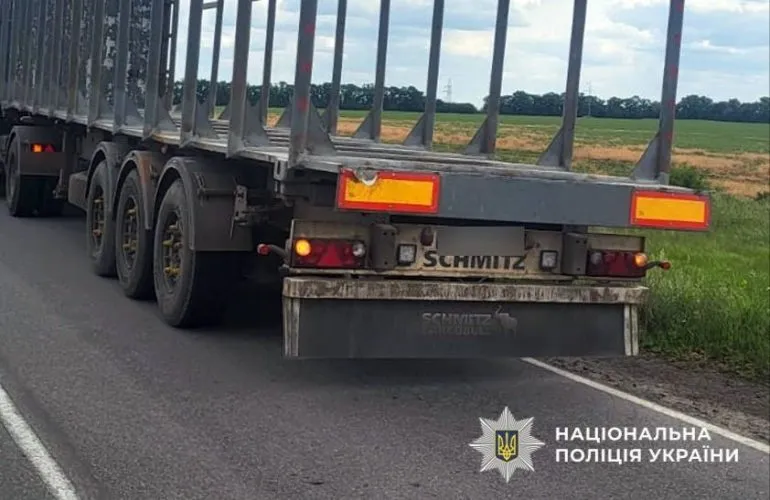 На Полтавщине мотоциклист госпитализирован после ДТП с грузовиком MAN