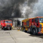 В Піщанській громаді внаслідок пожежі знищено покрівлю складу площею 800 м²