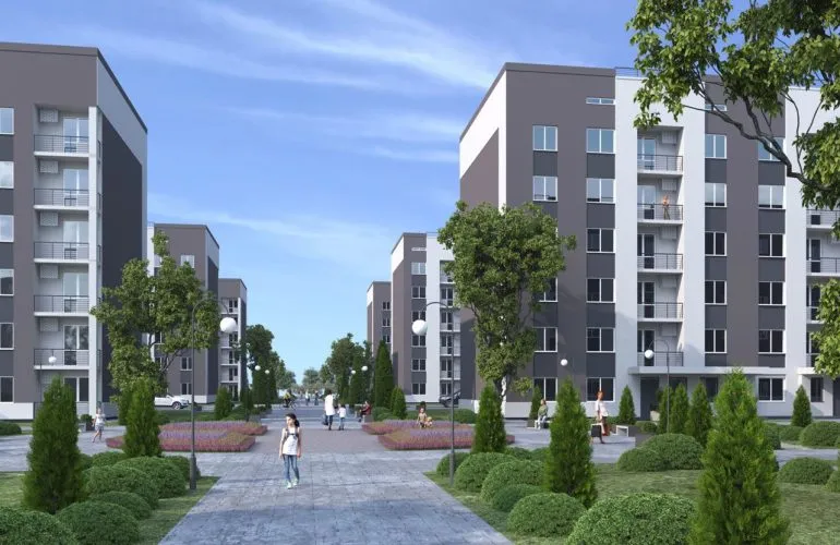 Полтавская ОВА заказала корректировку проекта жилья для переселенцев в Лазурном