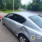 В Полтаве в результате столкновения мотоцикла с автомобилем пострадали двое людей