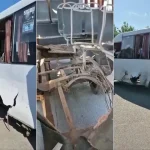 В Полтаве взорвался газовый баллон в маршрутке: транспорт полностью разрушен