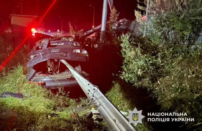 Водитель Audi Q7 погиб в ДТП на трассе М-03 возле Лубен