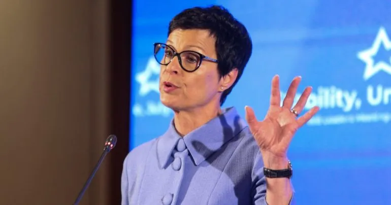 єврокомісарка Кос про ухвалення законопроєкту щодо НАБУ й САП