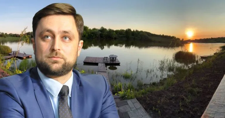 Родина прокурора Плескача створює глемпінг для рибалок на орендованому ставку в Радьках