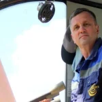 Олександр Запорожець: 28 років за кермом автокрану у «Полтаватеплоенерго»