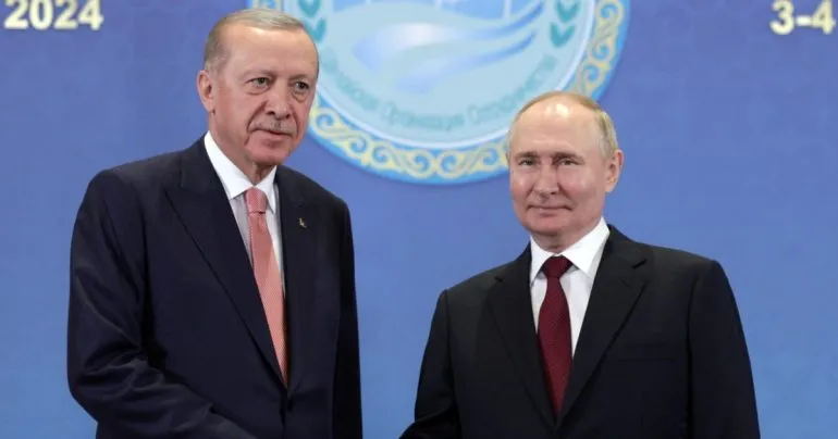 Эрдоган поддержал идею справедливого мира в разговоре с Путиным