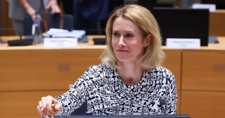 Кая Каллас: Активи рф не слід повертати без виплати репарацій навіть у разі миру