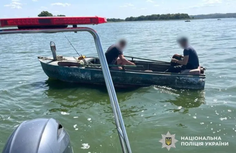 Поліція Полтавщини зафіксувала 17 порушень навігації на Кам’янському водосховищі