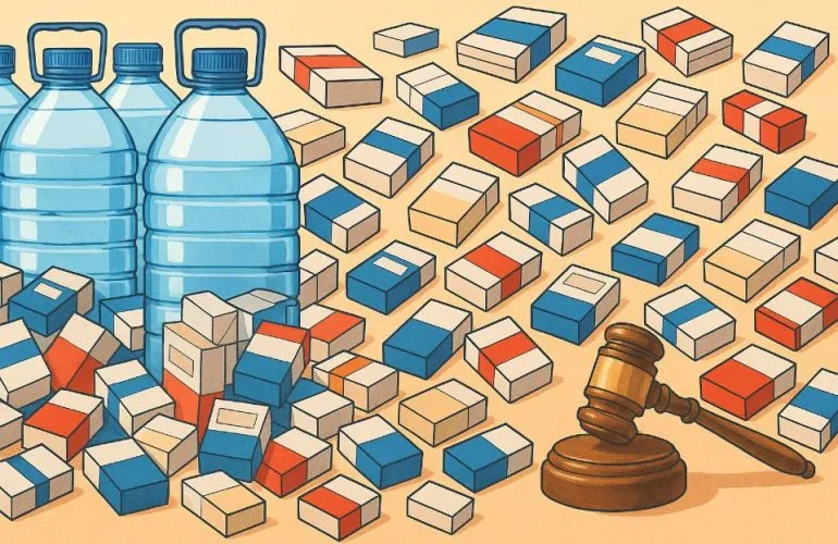 У Полтаві троє осіб оштрафовані на 272 тис. грн за незаконний продаж алкоголю та сигарет