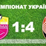 Полтава програла Зорі з рахунком 1:4 у четвертому турі УПЛ