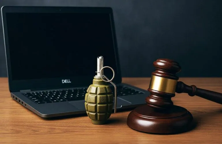 У Миргороді військового ТЦК оштрафували за хабар ноутбуком і незаконне зберігання гранати