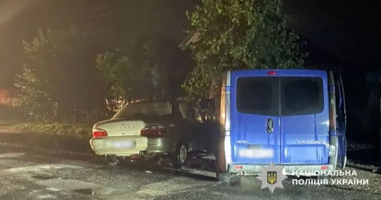 ДТП в Пещанской громаде: столкнулись четыре автомобиля, пострадала женщина