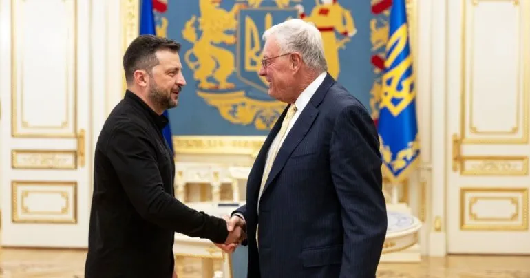 Зеленський обговорив з посланцем Трампа мирні ініціативи та безпеку України