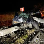 У Козельщинській громаді легковик врізався у стовп: водій загинув, пасажирка у лікарні