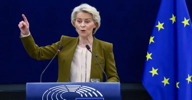 Єврокомісія пропонує використати заморожені російські активи для зміцнення оборонної промисловості Європи