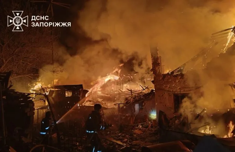 Вночі росія атакувала Україну 113 дронами та обстріляла Запоріжжя з РСЗВ