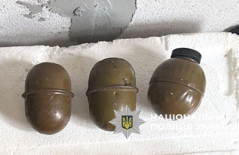 В Кременчуге задержали мужчину с гранатами и более 600 патронами