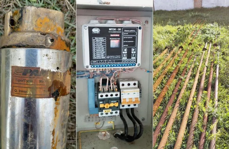 «Полтававодоканал» устанавливает новый насос в Карловке для восстановления водоснабжения