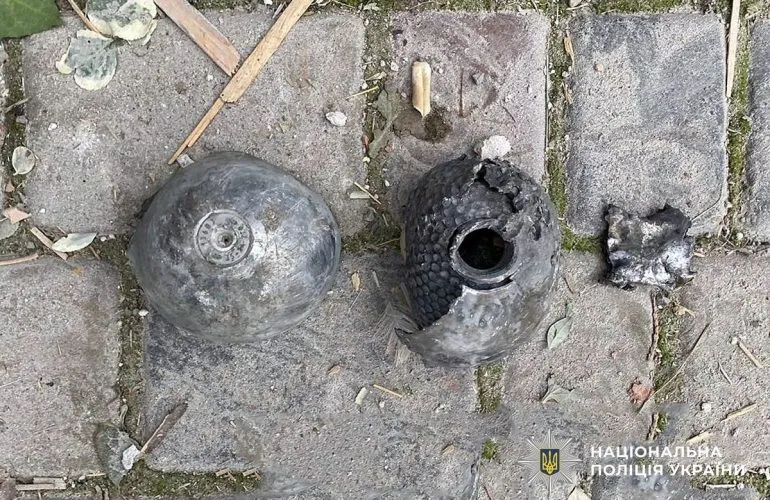 У Кременчуцькому районі знайдено уламки ракети з ймовірною касетною бойовою частиною