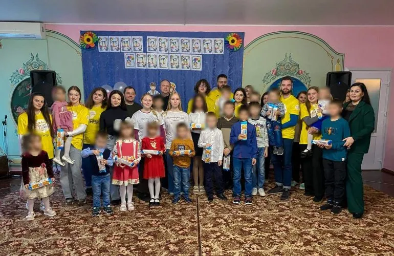 Волонтерські загони ПДМУ підтримали дітей у Центрі реабілітації Гадяча
