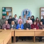 Доцент і військовослужбовець Сергій Шебеліст поділився досвідом комунікацій у війську на зустрічі в Полтавському педагогічному університеті