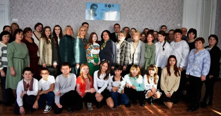 У Полтавській області відкрили меморіальну дошку Михайлові Жовтобрюху до 120-річчя