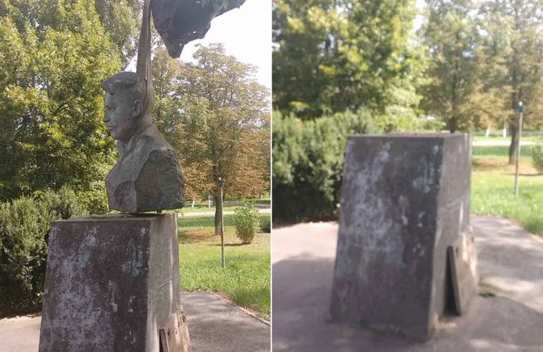 В Коломакской и Решетиловской громадах Полтавщины демонтировали памятники организаторам Голодомора