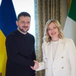 Джорджия Мелони и Владимир Зеленский обсудили дипломатические усилия для мира и поддержку энергетической системы Украины