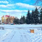 У Сонячному парку Полтави демонтували аварійний фонтан: планується будівництво сухого фонтану